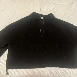 Quarter Zip Athletic Crop Women's